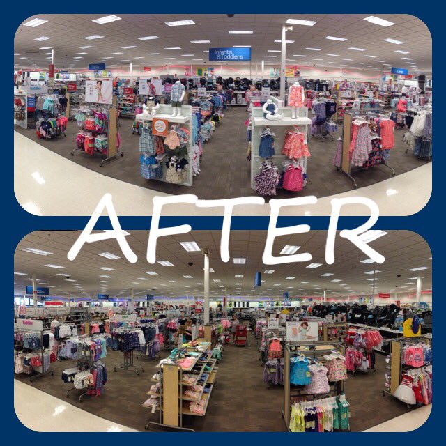 NIT looks Amazing! Additional 10 racks off today. You can easily maneuver kids carts! #Shopability