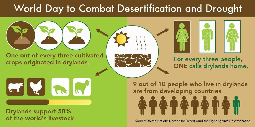 WorldBankGroup's tweet photo. 9 out of 10 pple living in drylands are from developing countries! Let's combat #desertification w/ @UNCCD #2016WDCD https://t.co/mqA5QoNtAr