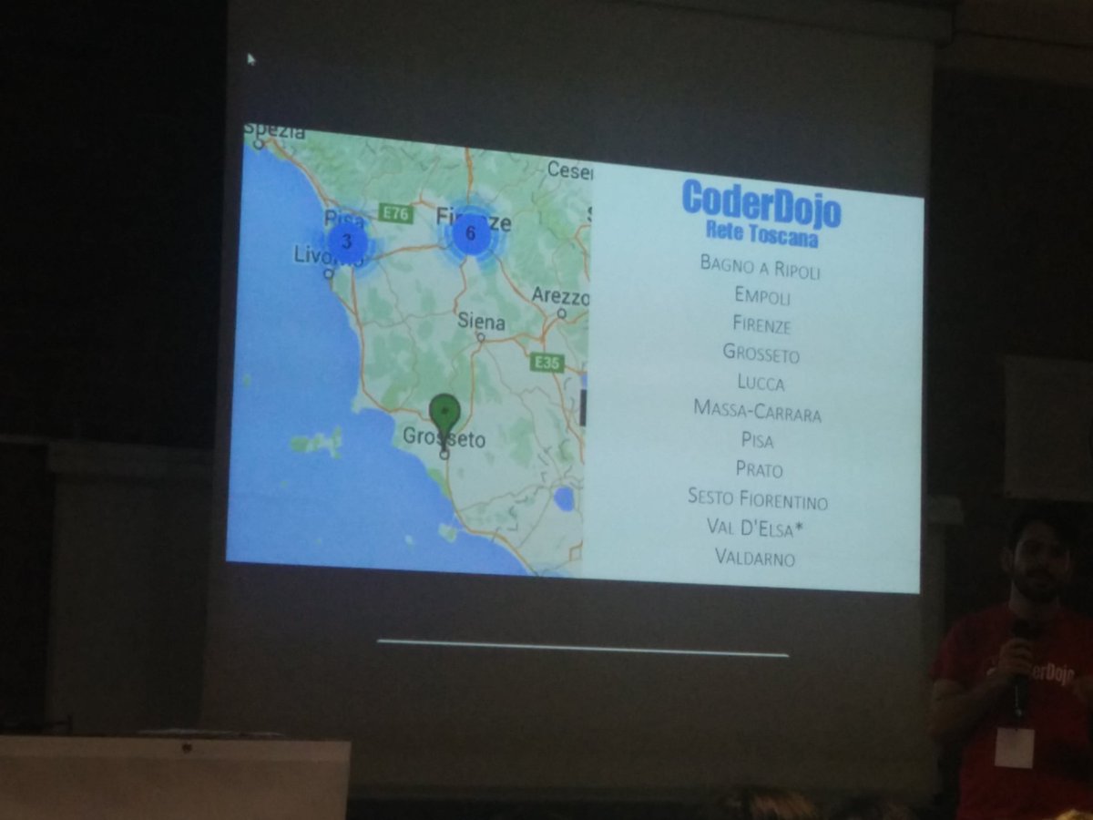 CoderDojo_GR's tweet image. Keynote: 11 Dojo in Toscana #ToscanaDojoCon #tdc16