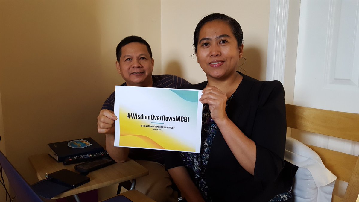 _chrisangelo's tweet photo. Bro Alex &amp; Sis Cynthia from Limerick-Ireland, greets every @mcgidotorg brethren a joyful ITG! #WisdomOverflowsMCGI https://t.co/L1xfKwsXKn