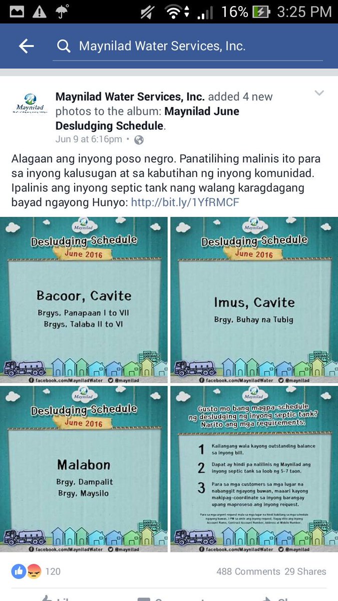 cindyrella_15's tweet photo. @gmanews Maynilad did not inform residents of Bucandala in Imus, Cavite that there will be water interruption. https://t.co/vbjvCFiqSV