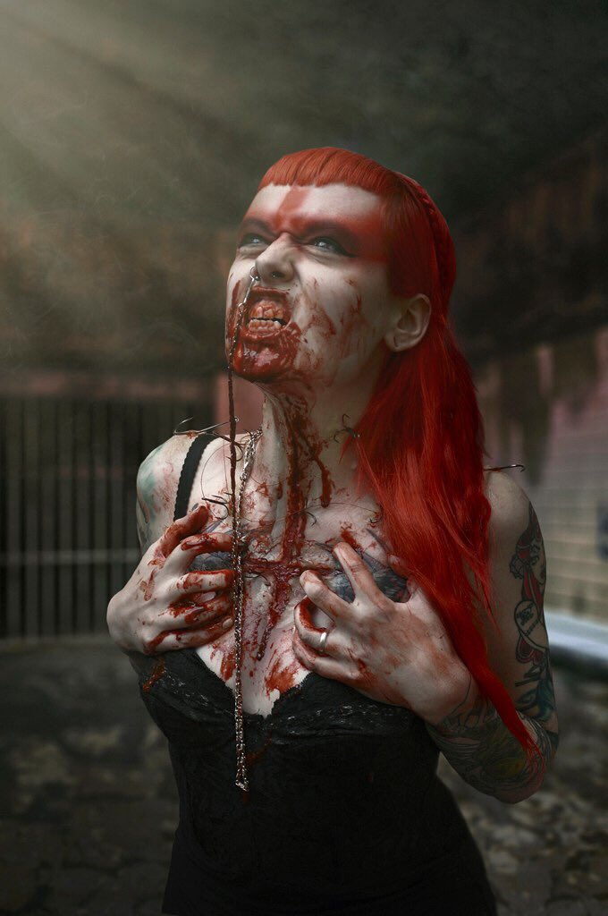 yana_hell's tweet photo. MakeupFx:ArinaSavari/AlekseyRadin 
@el_zombo #horrorphoto #makeupfx #horror #blood #evil #tattoo https://t.co/oTPAgWDXly