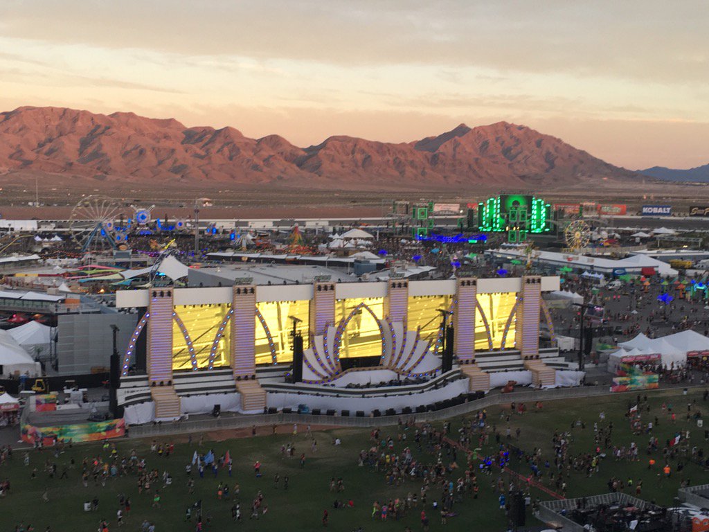 LVMPD's tweet image. It has begun! We welcome the 100s of thousands that are here for @EDC_LasVegas! Celebrate...but safely...at #EDCLV