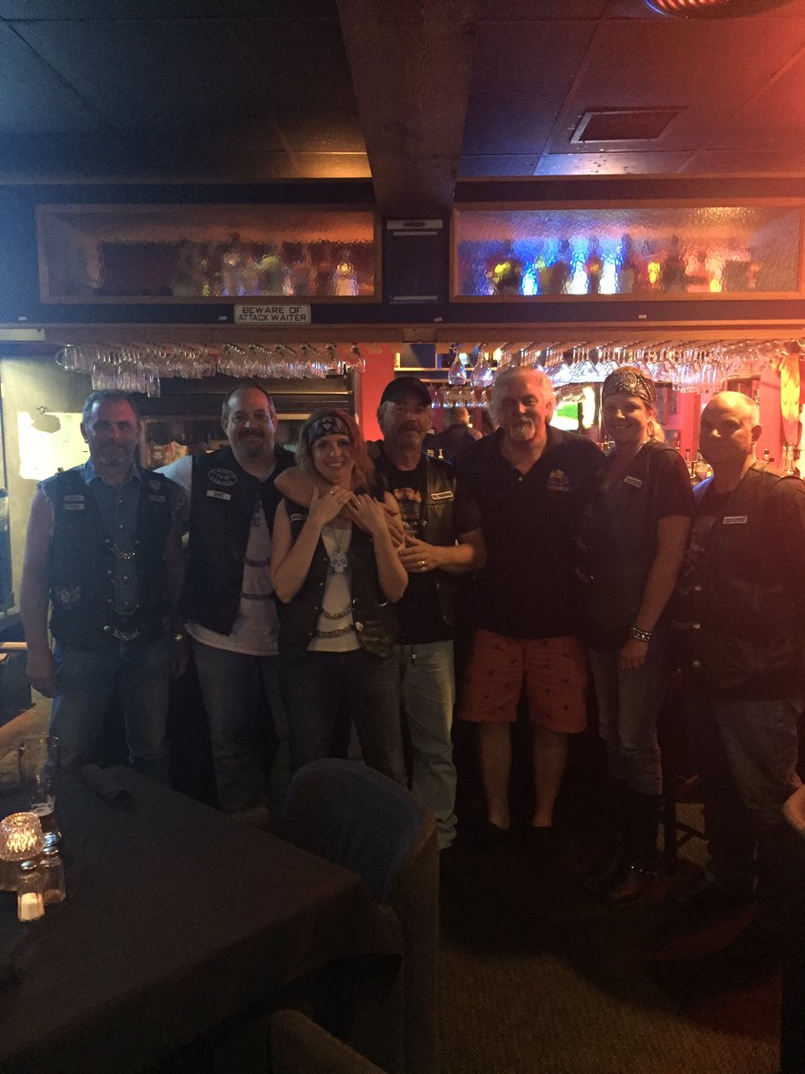 route66mc's tweet photo. Congrats to the Deadwood Disciples MC from Weatherford  OK on Route 66. They just got their patches. https://t.co/RTCym2dLQg