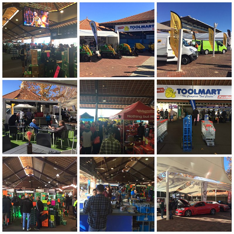 PerthRacing's tweet image. The Toolmart Perth Tradie Expo is now on at Ascot Racecourse - and what a day for it! bit.ly/1rr76in