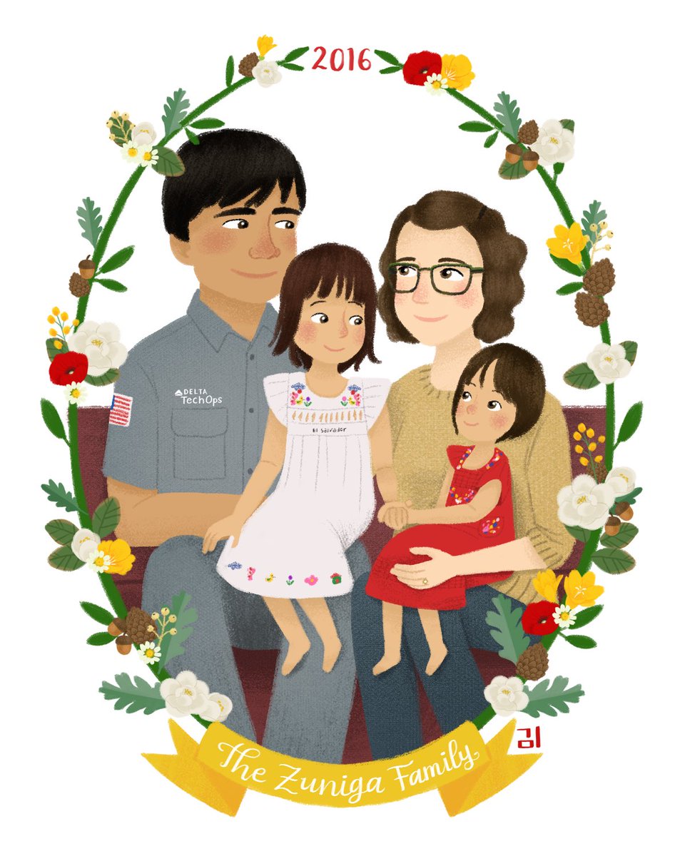 emkimothy's tweet photo. A commission for Father's Day!
#customportrait #Etsy #fathersday #familyportrait #portraits #illustration https://t.co/9ZNjVMAPse