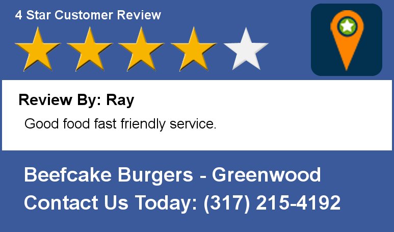 BeefcakeBurgers's tweet photo. Review By: Ray Good food fast friendly service. #FeedbackFriday #BeefcakeBurgers https://t.co/TU3Nbfrt1i