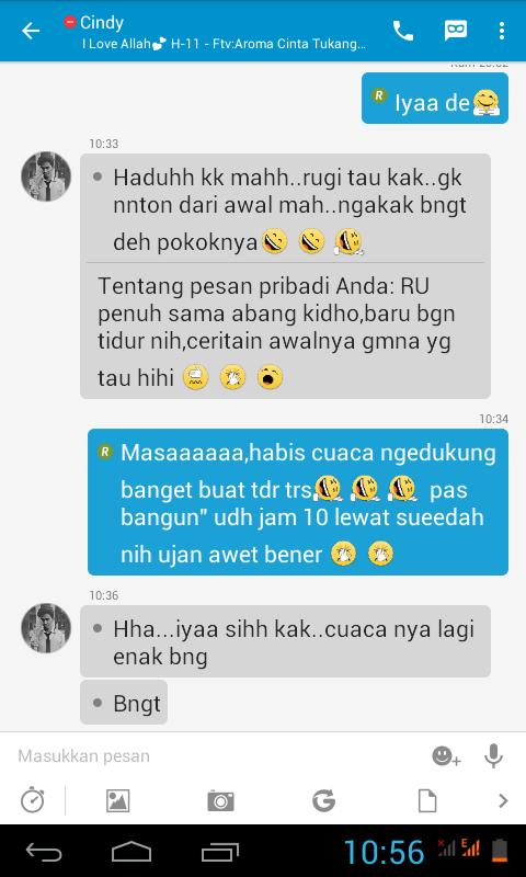 finaagestin's tweet photo. Uuu efek cuaca jdi ketinggalan nonton,mafkan aku ya bang, ngakgak prh 😄 @DA2_Ridho @DA2_Rizki  #RizkiRidhoDiFTVSCTV https://t.co/jyRhRmPt02