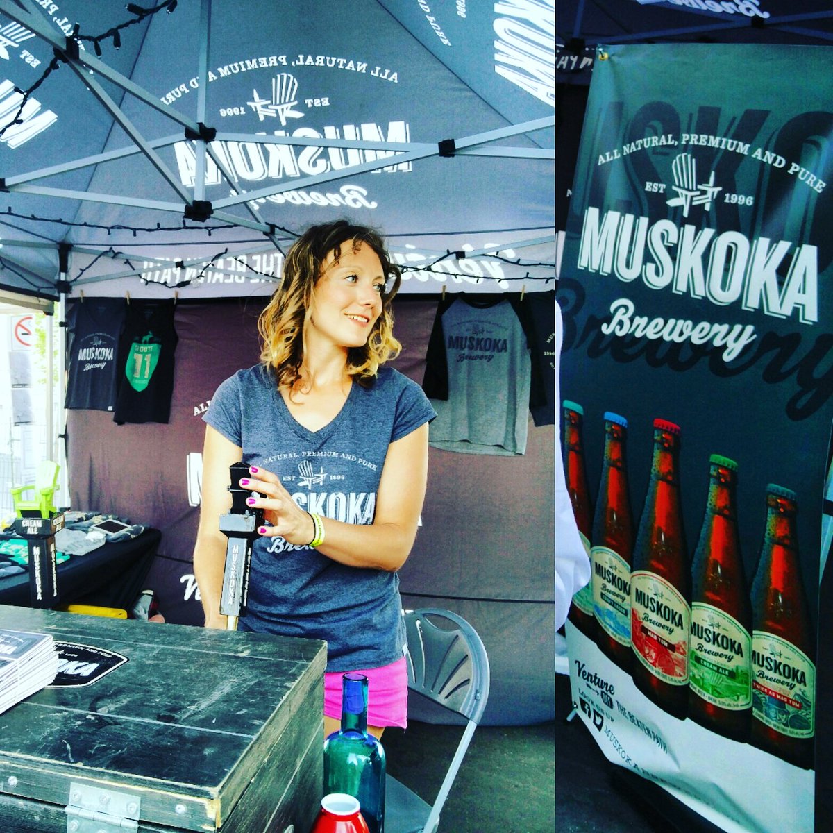 drinkdiva's tweet photo. @MuskokaBrewery  @TwiceAsMadTim Had great fun this evening, loved d #brew! 
#Toronto #craft #beer #festival #cheers https://t.co/jjMhlbZvkv