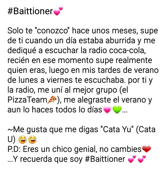 catax_catita's tweet photo. @JavierBaitto nunca estarás solo❤ recuerdalo siempre😊 #Baittioner #Baittioners https://t.co/ff4VsL0gzJ