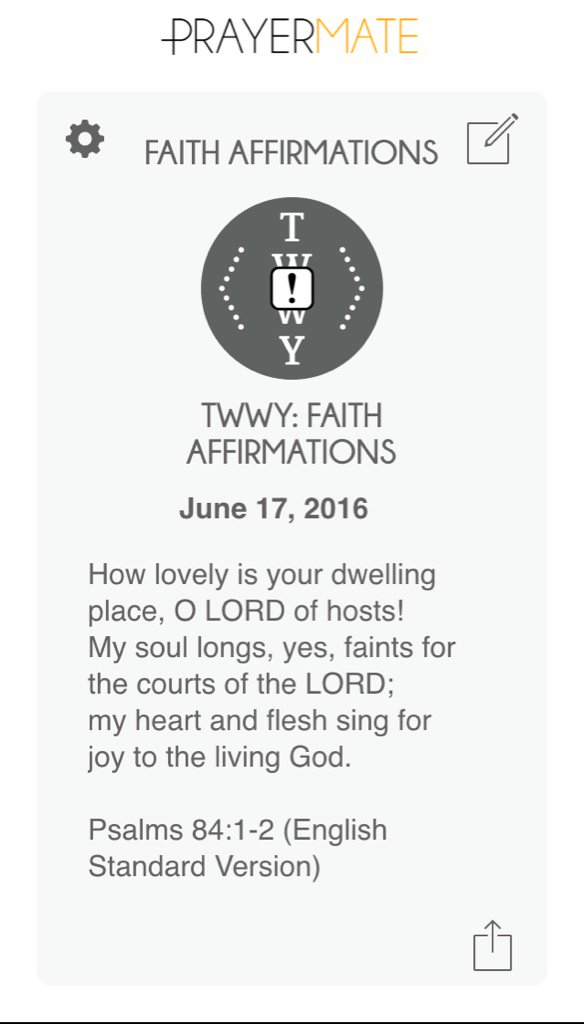 Susan_Langer1's tweet photo. Pray for #TakeWordsWithYou today with @PrayerMateApp https://t.co/BYoPHdy5GQ https://t.co/rXp8Hd6Hcv