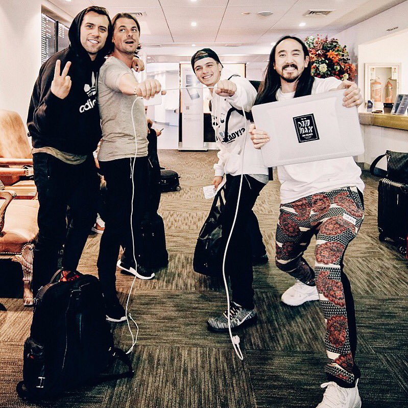 Boy band alert. @MartinGarrix @Ingrosso @Axwell https://t.co/meyePsnqZK