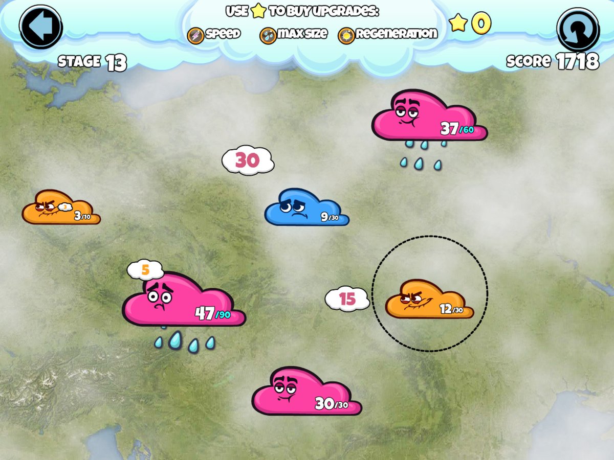 Now more than 100 levels, play Cloud Wars for free! 
itunes.apple.com/us/app/cloud-w…

 #gamedev #indiedev