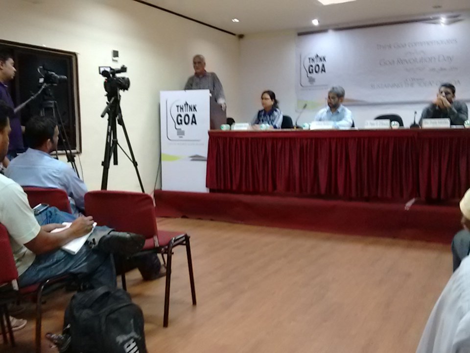 prabhakartimble's tweet photo. Goa can be the richest space for Knowledge institutions; Design Schools and for Ideas--Dr Peter D'Souza #ThinkGoa https://t.co/3vydjZWAlE