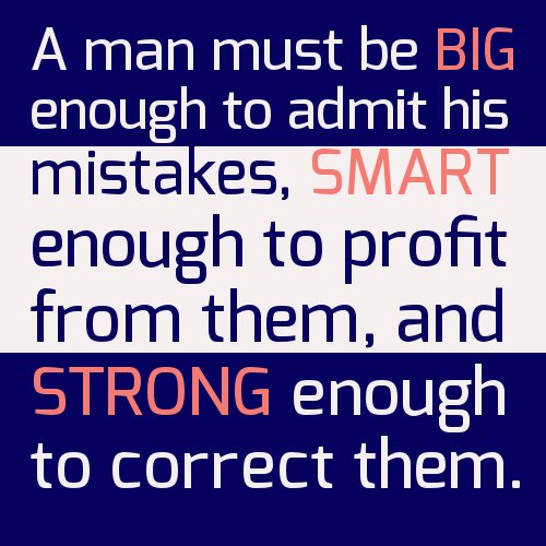 label_apps's tweet image. A man must be big enough to admit his mistakes, smart enough to profit... #Beaman #mistakesweremade #smartenough