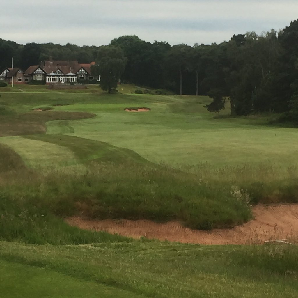 Delamere_Greens's tweet photo. Ready for the Victory Cup round 1, double cut, iron, bunkers and holes completed. #heathland #golf #Delamere https://t.co/cDzISyYiJk
