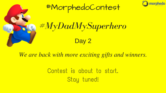MorphedoIndia's tweet photo. Day 2 contest. #MorphedoContest #MyDadMySuperhero 
@MaalFreeKaa @Contest_Hub @ContestHouse @contestmantra https://t.co/Wgc4ZBcbrH