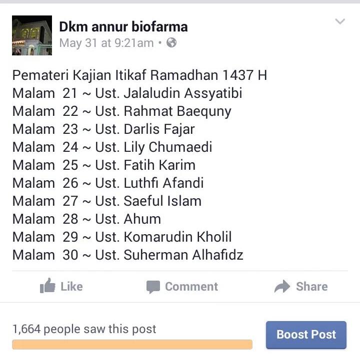 dkmannurbf's tweet photo. Info pemateri kajian itikaf https://t.co/3BP7Nz7Yqx