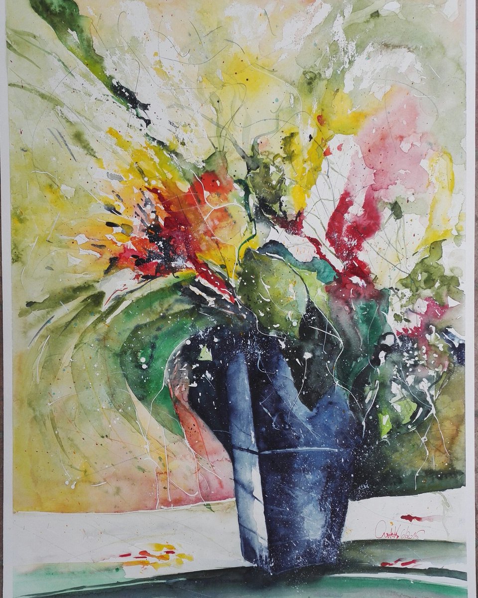 ciavait's tweet photo. Sogno: watercolor 76x56 #Ciava #watercolor #art #acquerelli #artist #flowers https://t.co/4eIGHsB6gU