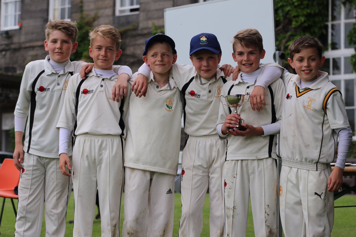 QEGSYorkshire's tweet photo. Double joy for @qegscc U11s @HMC_Org 6s. Cup &amp; Plate winners. Top day - thank you @woodhouse_grove @YorkshireCCC https://t.co/CZbMO2VySl