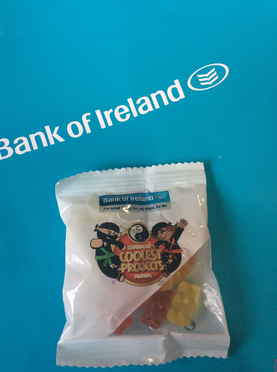 CoolestProjects's tweet photo. Thanks @bankofireland for #CoolestProjects2016 gummy bears #RewardCreativity https://t.co/72aqSKTQUo