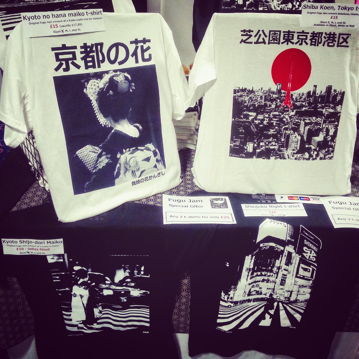 FuguJamClothing's tweet photo. Last chance for some of the sale shirts in some sizes #sunnycon #sunnycon5 https://t.co/BMKVI4GRUh