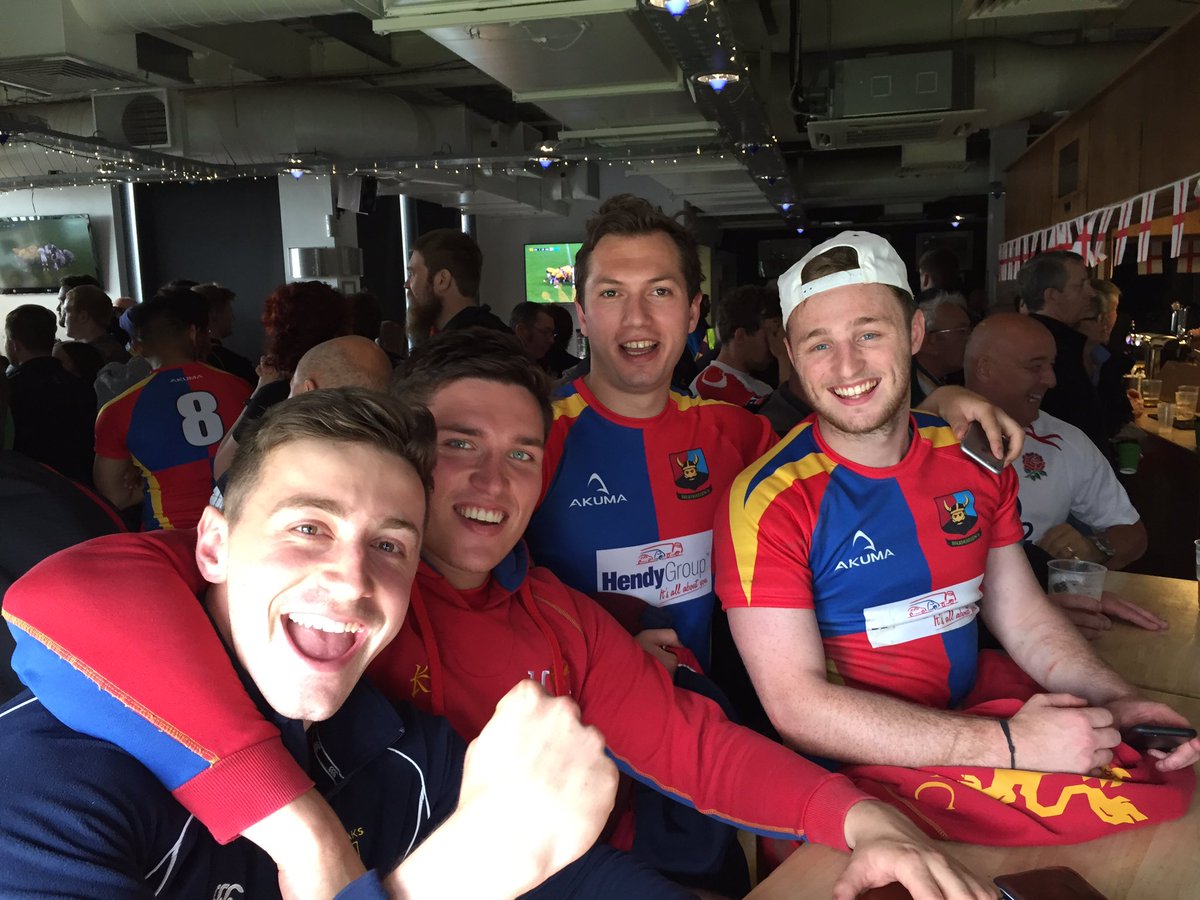 What a nudge from <a href="/J_George2/">Jamie George</a>, up the boys, Brumbarians approve #forwardscankick #carrythemhome #cyabernard