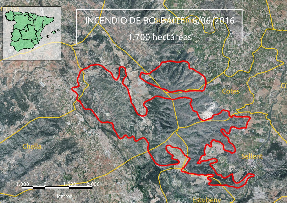 RepoblarVlc's tweet photo. @albertoakerman mira els perimetres.. Se para quan ja no hi ha res que cremar.Mira les llengues que entren a sellent https://t.co/6eOf33Lg1c