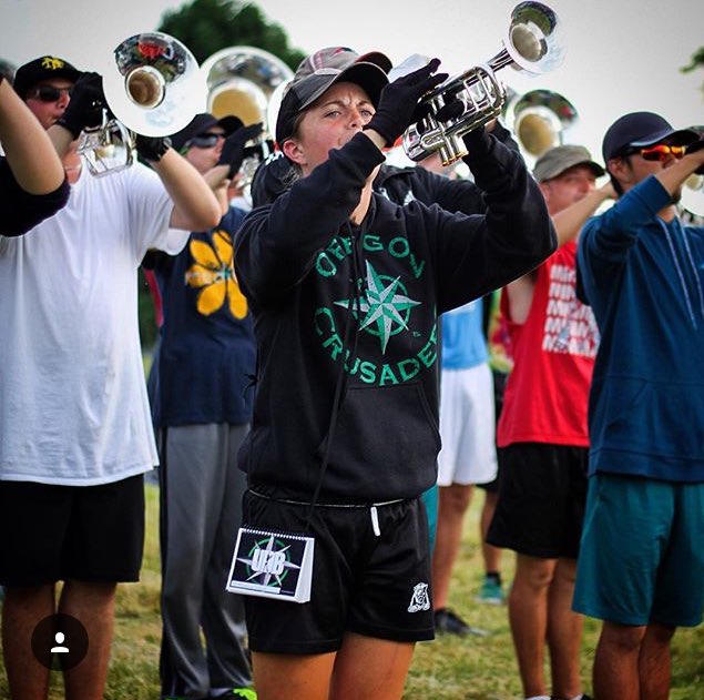 Oregon Crusaders' rehearsal in full flow on their System Blue Brass! #systemblue #together <a href="/oregoncrusaders/">Oregon Crusaders</a>