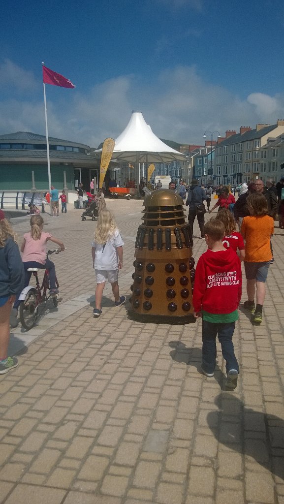 The Dalek just blends in #BeachLab #Aberystwyth @AberUni @AberCompSci @AberPhys