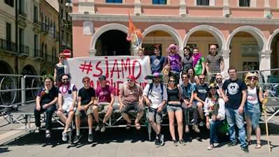 CsDjango's tweet photo. Il giro #SiamoAncheQui continua per il centro di #Treviso insieme a @sancaveneta @pastafariani_it @trevisopride https://t.co/gy4vCt3PP6