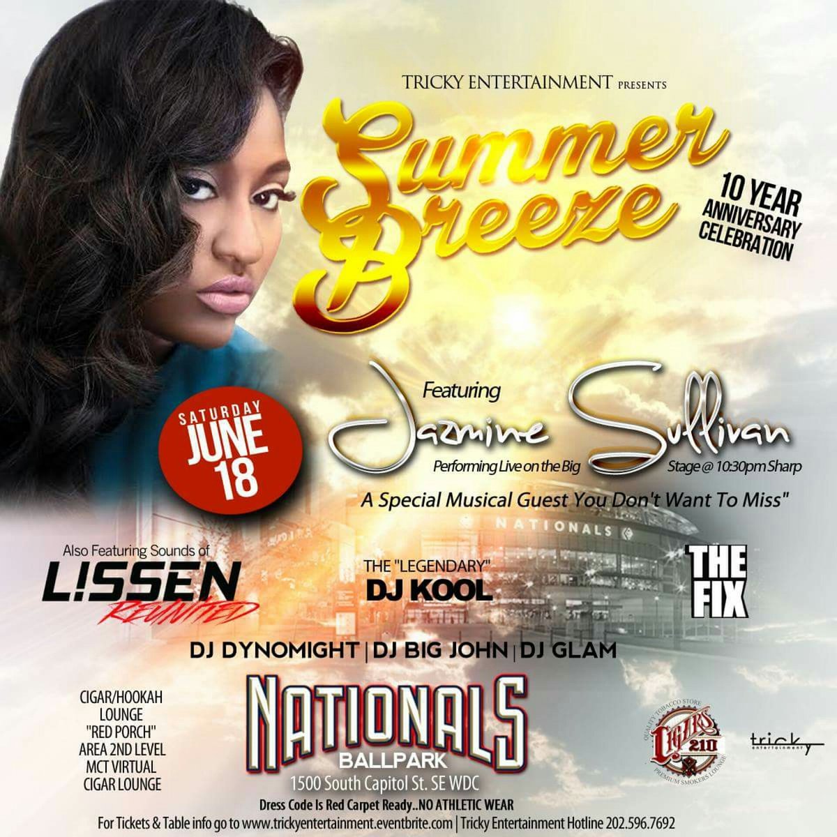 TrickyIncDC's tweet photo. TODAY!! #TrickyInc #SummerBreeze2016 feat @jsullivanmusic #NatsPark #10YrAnniversary #LetsGetItOn https://t.co/tOx1pzTsQS