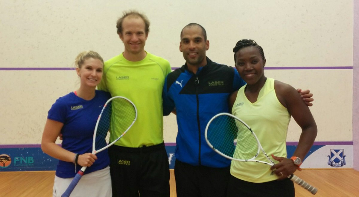 Thanks Bloem for a great day of squash. Fabulous support and enthusiasm as always. #LaserRoadshow moves to Welkom