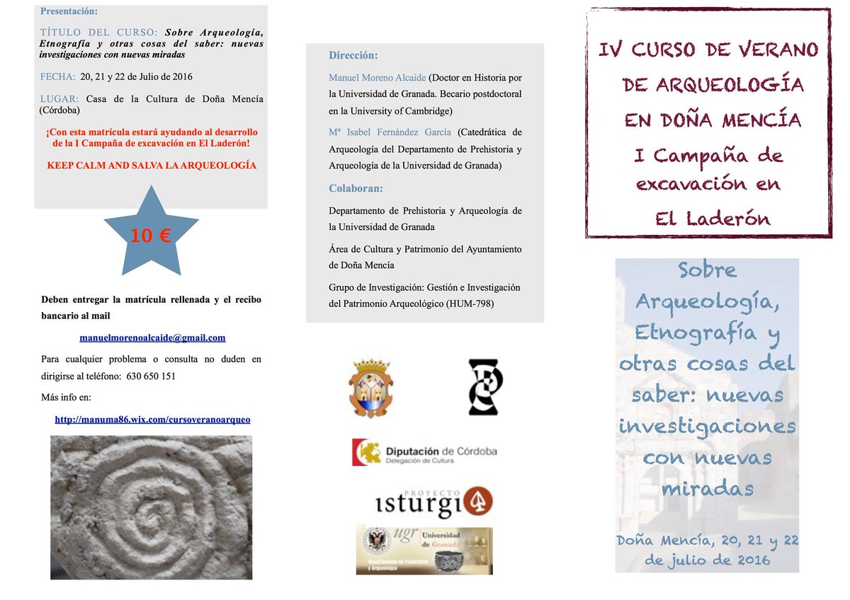 Arqueo. El Laderón tweet media