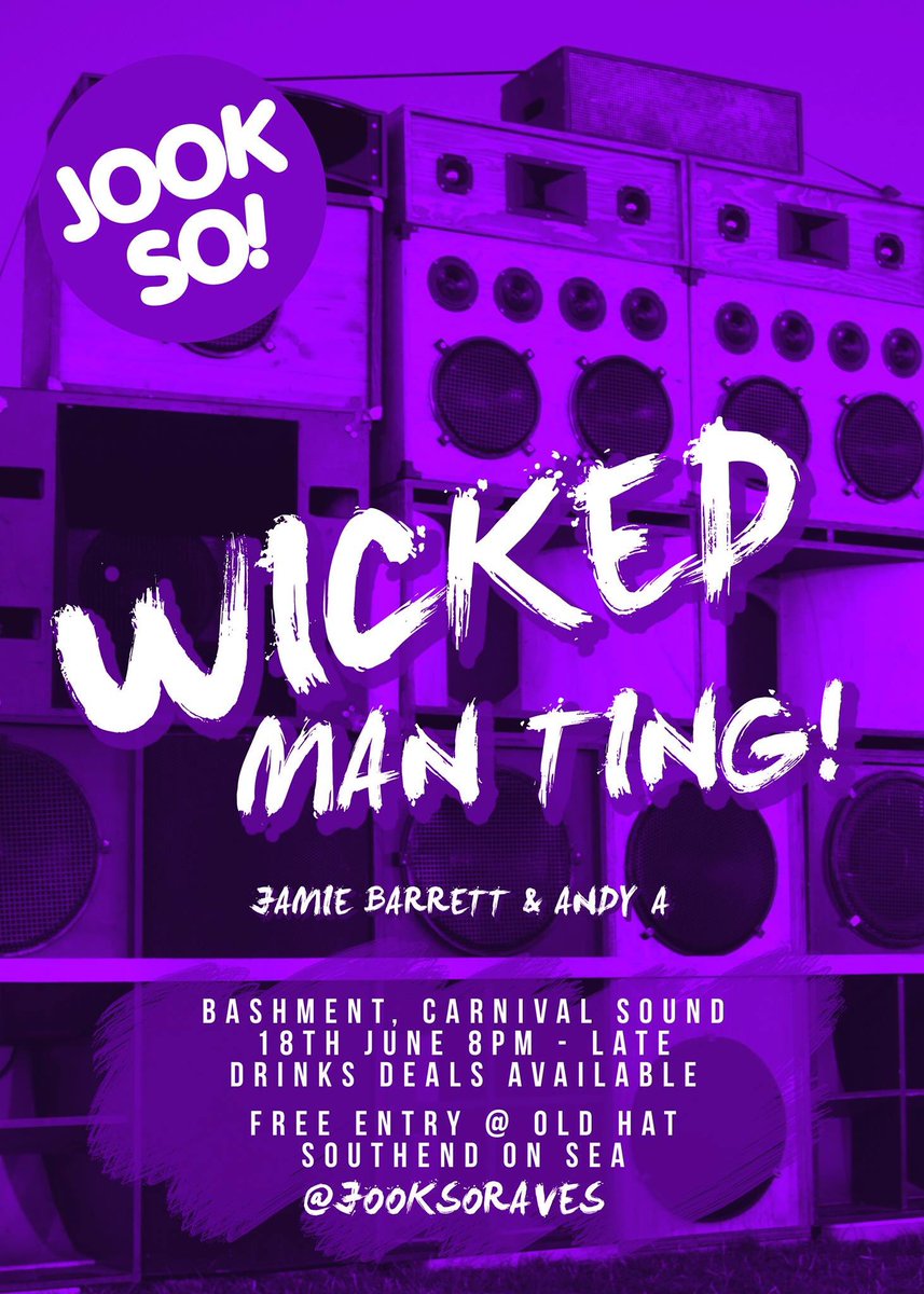 JookSoRaves's tweet photo. Tonight! Bashment x Carnival 🤘🏼🤘🏼🆙⚡️⚡️🔊🔥💯 #dancehall #Bashment #reggae #soca #afrobeats 

https://t.co/xiiQmqBppi https://t.co/ewv1Ez7F4j