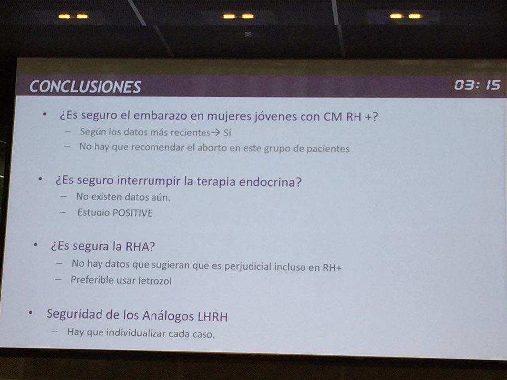 GEICAM's tweet photo. Dra. Plata presenta conclusiones en relación a la seguridad del embarazo en mujeres con #cáncerdemama #RAGMA16 https://t.co/PLfEA7wzyO