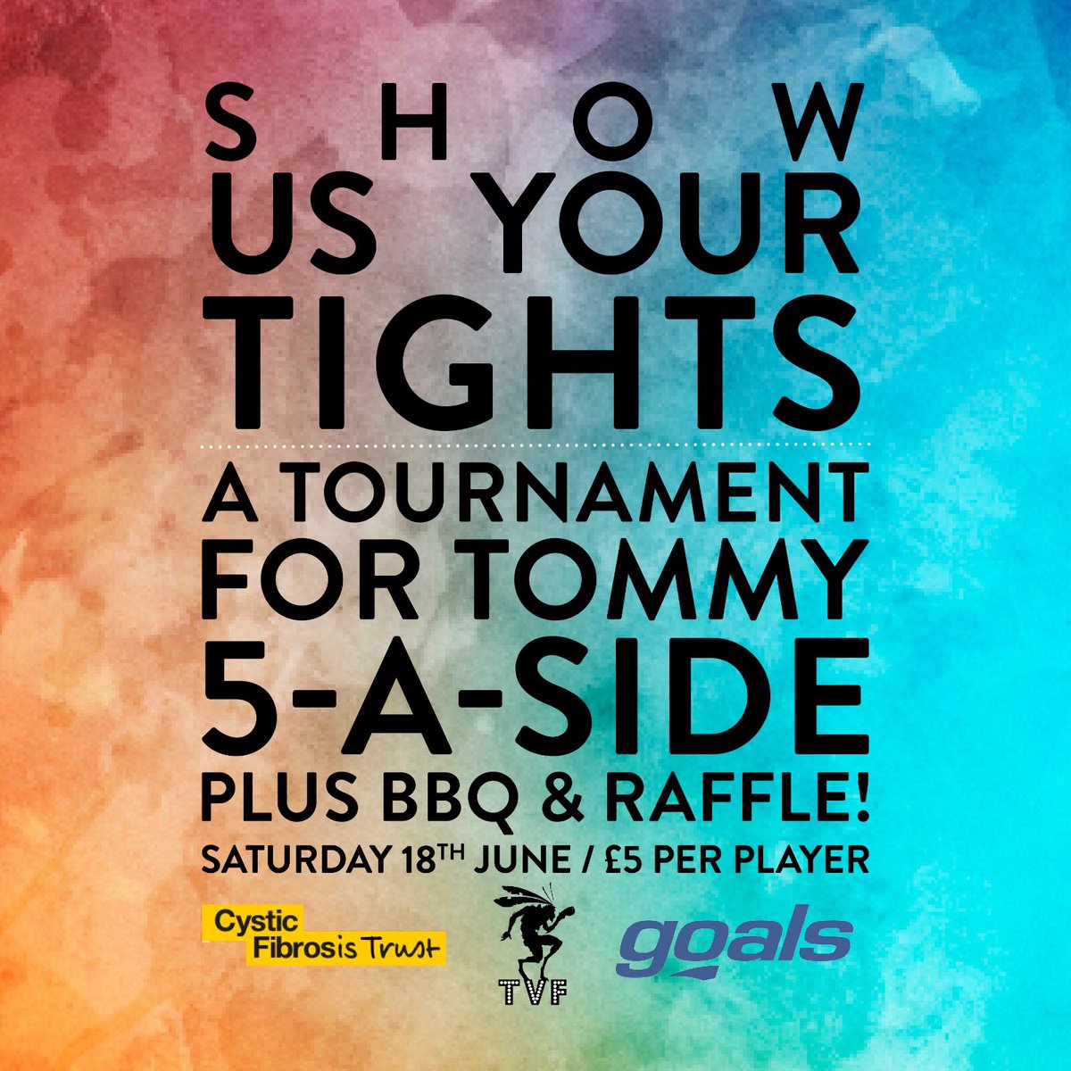 Tournament4Tom's tweet photo. Today is Game day! Come join us at @goals_bristolN to raise money for the @cftrust and Tommy Vine Fund! ⚽️👍🏻 https://t.co/QaaZi4IeTQ