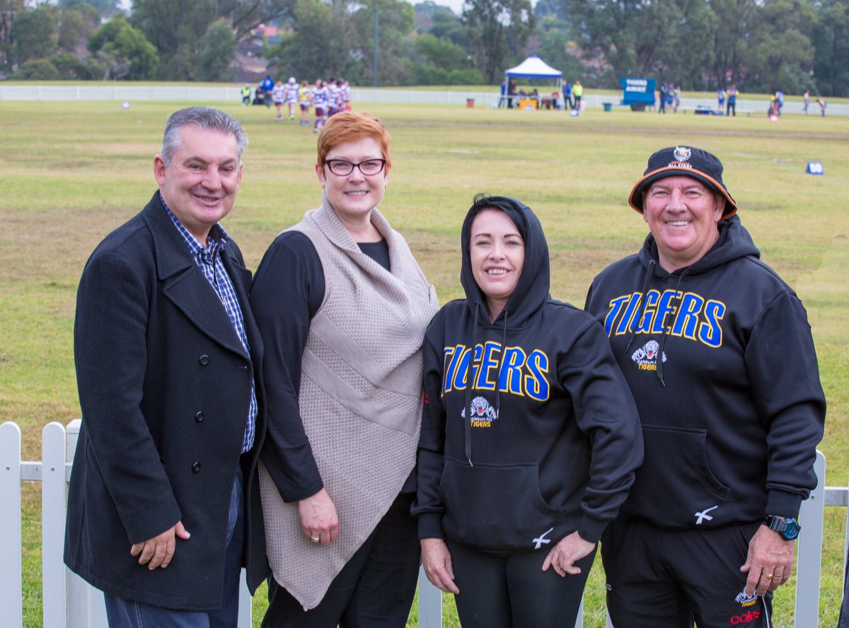 RussellMatheson's tweet photo. Proudly supporting Macarthur sport with @MarisePayne today with $170,000 investment to improve infrastructure. https://t.co/iTfxUaC8Px
