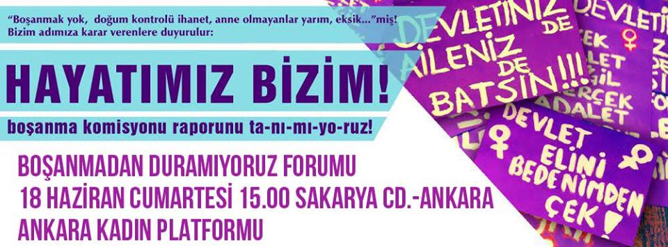 Boşanmadan duramıyoruz forumu bugün 15.00'de Sakarya'da