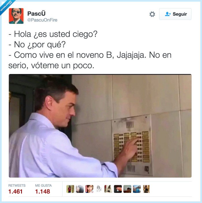 vistoenlasredes's tweet photo. ¿Es usted ciego? por @PascuOnFire https://t.co/xK5i5vJhlh https://t.co/qVUZB6UekW
