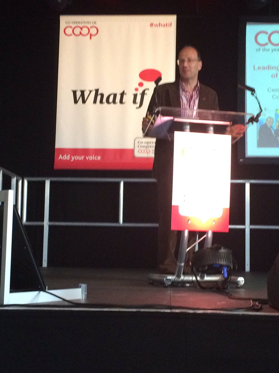 GlennCwmpas's tweet photo. Exciting day ahead at congress #whatif @edmayo1 sets the scene @WalesCoOpCentre @CooperativesUK https://t.co/0lSWgSLNIa