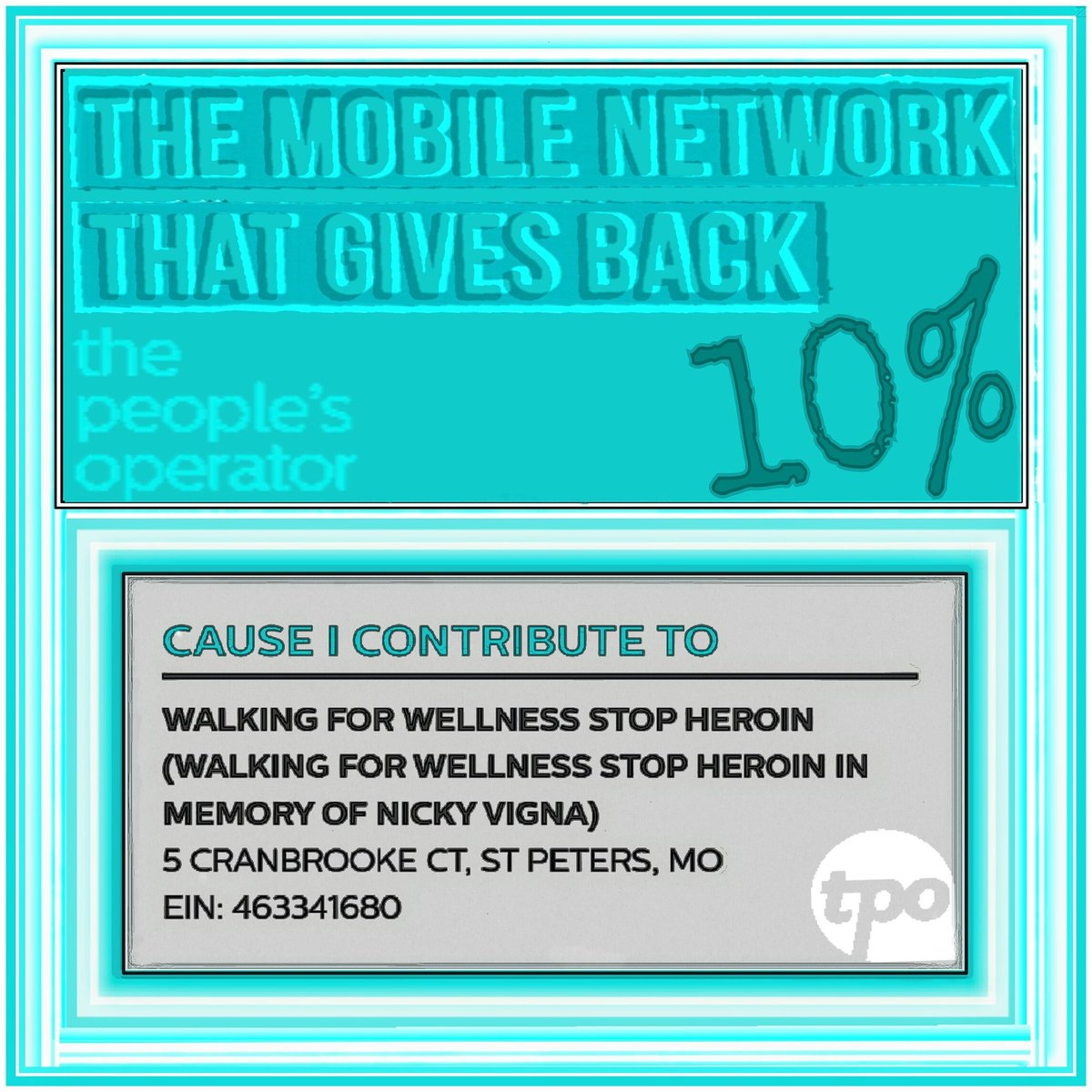 Support_4Cause's tweet photo. TPO "The mobile network that gives back!"
JOIN HERE: https://t.co/cv2BfSE9XF
#tpo #KraZeKay #W4W #Support4Cause https://t.co/MU6wgT3JT4