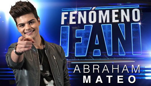 DisneySpain's tweet image. No te pierdas mañana 'Fenómeno Fan' con la visita de @AbrahamMateoMus. ¡Todos los lunes a las 21.30!