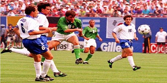 1TeaminIreland's tweet photo. 22 years ago today, Ireland beat Italy 1-0 in Giants Stadium. Here’s hoping! #BEL vs #IRL #coybig #Euro2016 https://t.co/G6xZKJCDgq