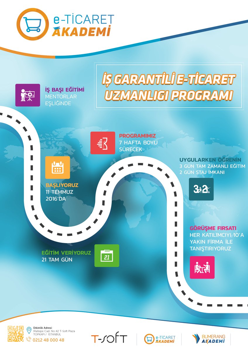 tsoftakademi's tweet photo. İş arayan E-Ticaret meraklıları için işte güzel bir fırsat
Merak ettiğiniz tüm soruların cevabı için;
212 48 000 48 https://t.co/WwTFJwlOVg