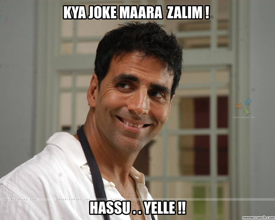 2hin.. on Twitter: "@INCIndia Wah wah Kya joke mara....! Main Rou Ya Hasu Karu Mai Kya Karu....! @BJP4India" / Twitter