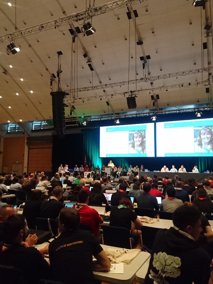 intscouting's tweet image. We are now listning to the candidates for the committees. We applaude them all equally.  #15egsc