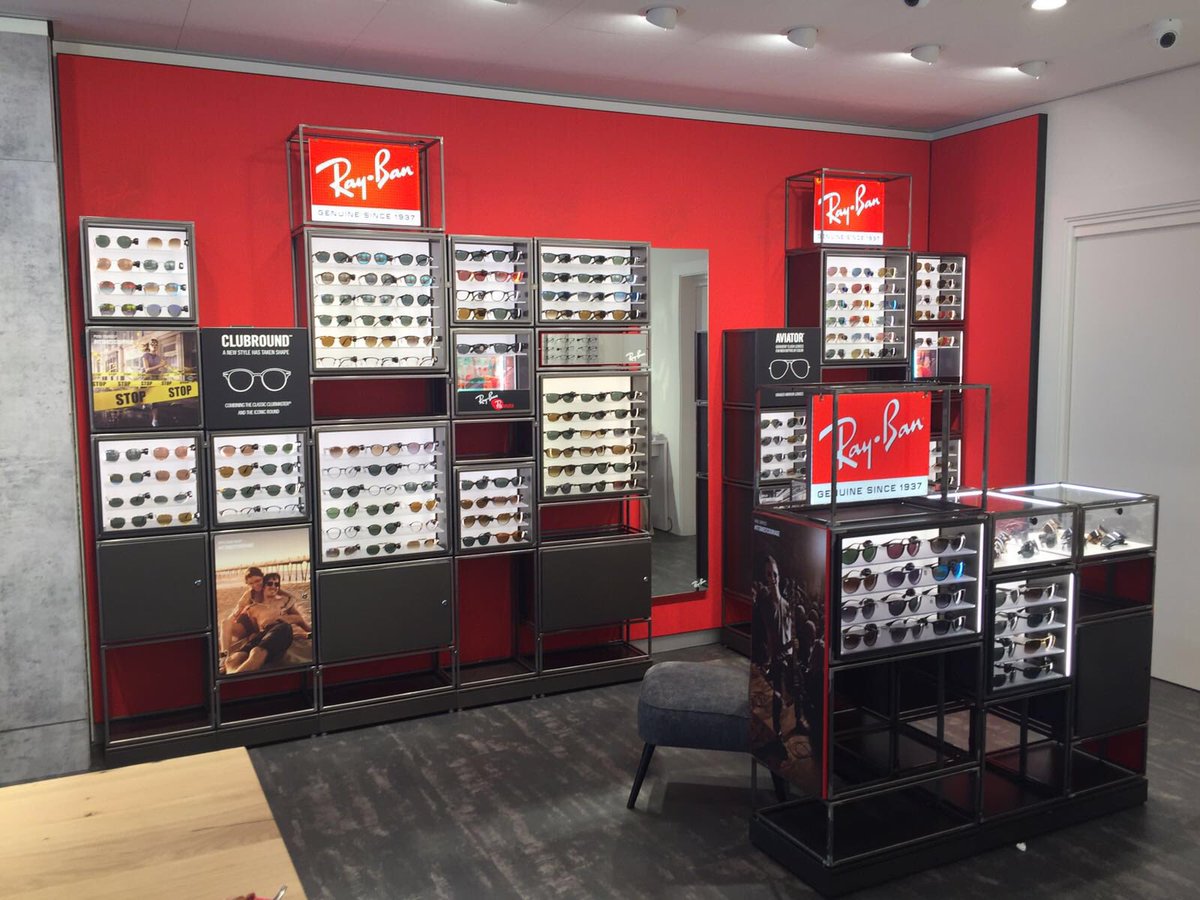 Onze #RayBanshop is ingericht #trots
