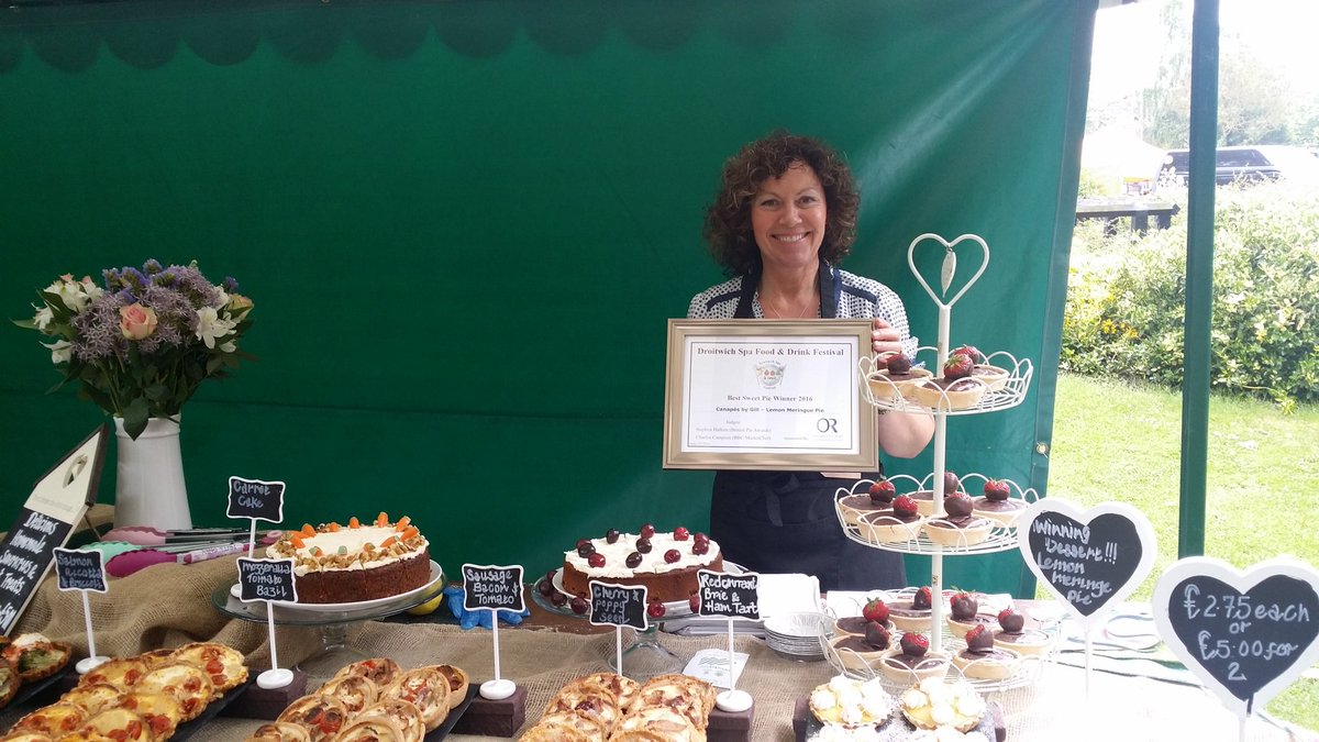 beckysbhajis's tweet photo. Well done my friend @CanapesbyGill for best sweet tart - you really are! X https://t.co/4ClDtsTFiA