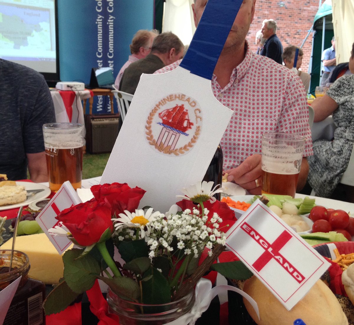 Dr_DeanAllen's tweet photo. Thanks to everyone at @MineheadCricket for a super evening celebrating West Somerset sport! @nolli15 @alfonsothomas https://t.co/hBLtlxLNQu